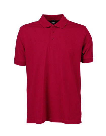 Men´s Luxury Stretch Polo - Tiefrot