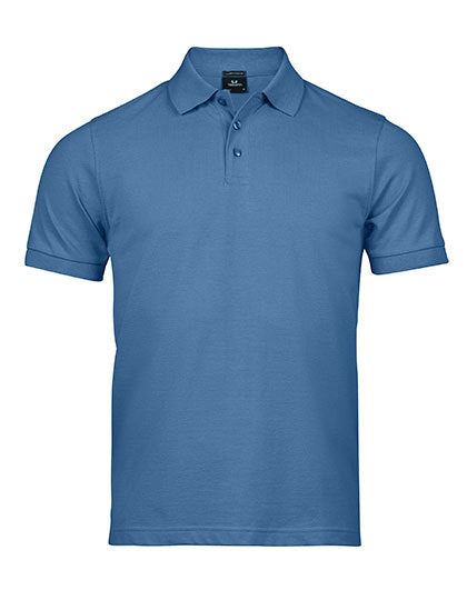Men´s Luxury Stretch Polo - Ozeanblau