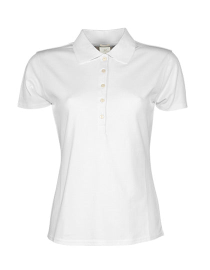 Women´s Luxury Stretch Polo - Weiss