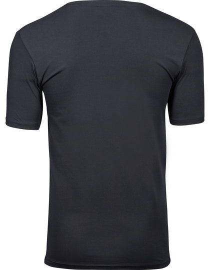 Stretch V-Neck Tee - Schwarz