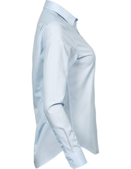 Women´s Stretch Luxury Shirt-Hellblau