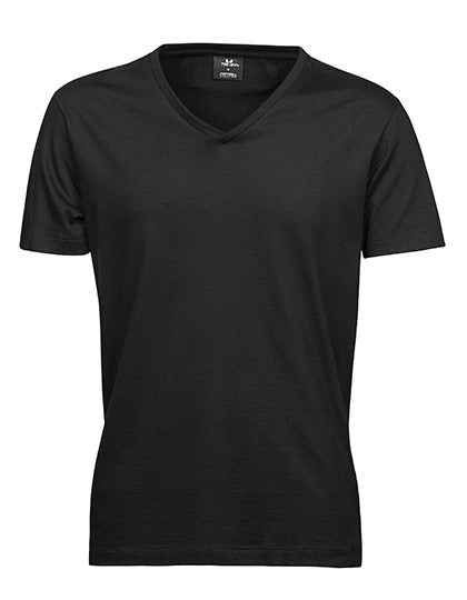 Fashion V-Neck Sof Tee - Schwarz