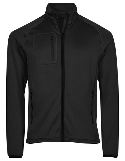 Stretch Fleece Jacket - Schwarz