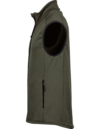 Stretch Fleece Bodywarmer - Tiefgrün