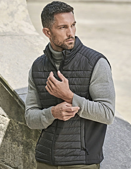 Men´s Crossover Bodywarmer - Schwarz