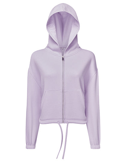 Women´s Recycled Drawstring Full-Zip Hoodie - Lila