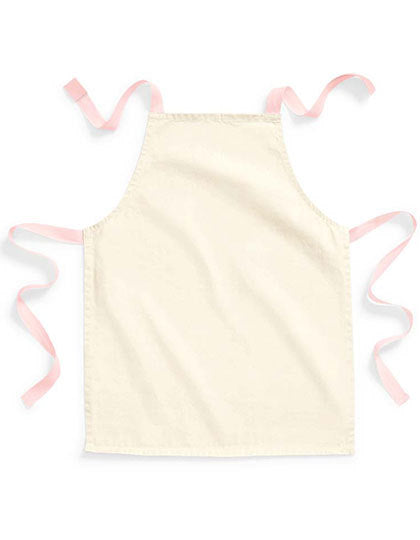 Fairtrade Cotton Junior Craft Apron Pastellrosa/Natürlich