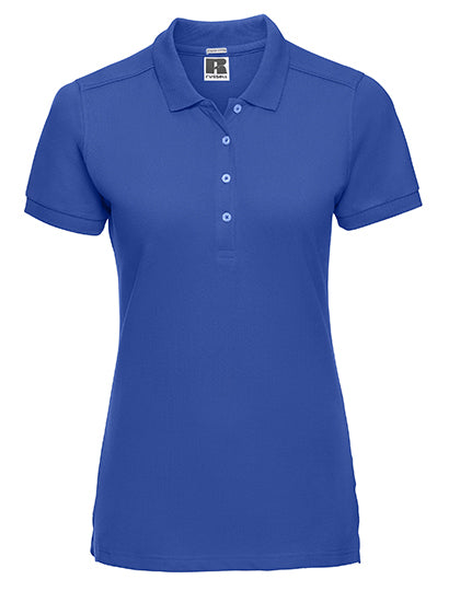 Ladies´ Stretch Polo - Azurblau