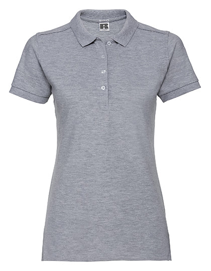Ladies´ Stretch Polo -helles Oxford (Heather)