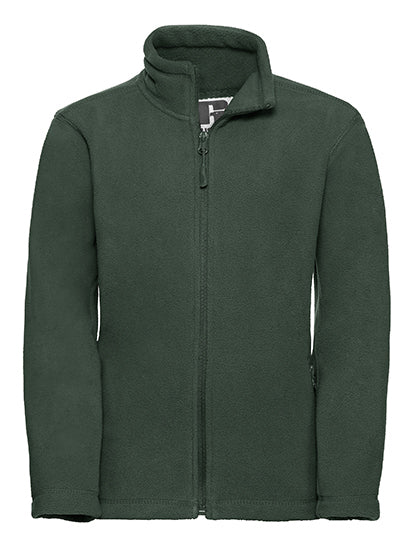 Kids´ Full Zip Outdoor Fleece - Flaschengrün