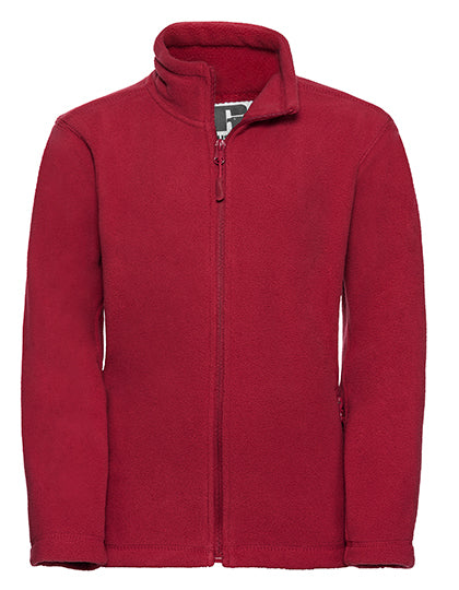 Kids´ Full Zip Outdoor Fleece - klassisches Rot