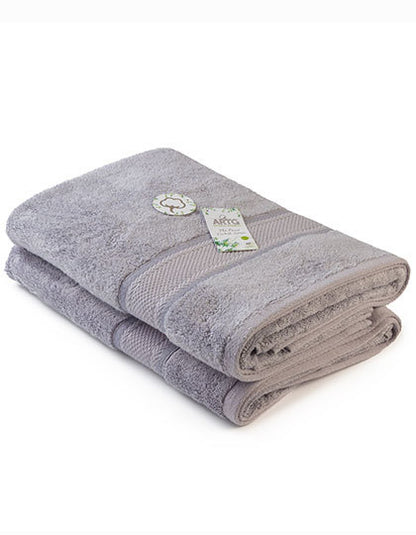 Natural Bamboo Bath Towel-Hellgrau