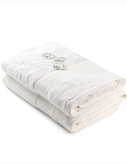 Natural Bamboo Bath Towel-weiss