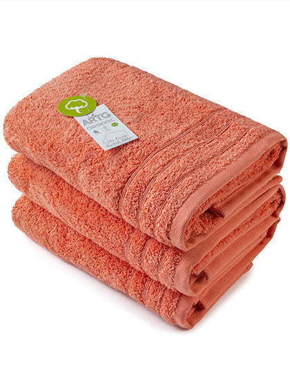 Organic Hand Towel -Rose