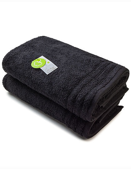 Organic Bath Towel-Schwarz