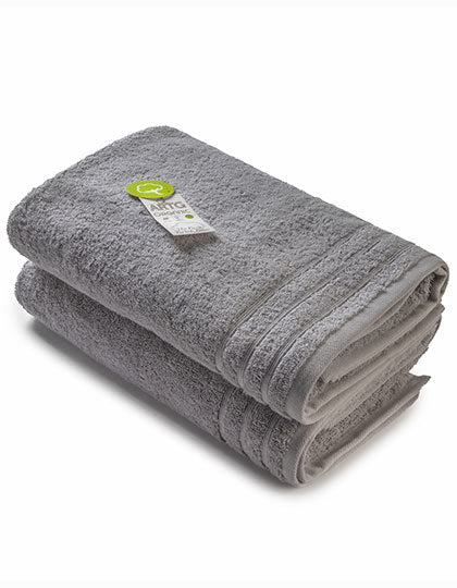 Organic Bath Towel-Grau