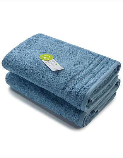 Organic Bath Towel-Jeansblau
