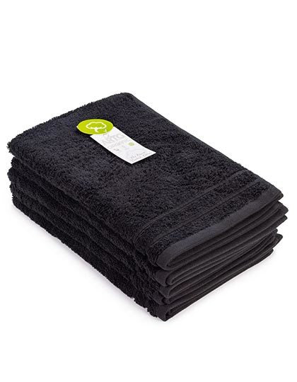 Organic Guest Towel-Schwarz
