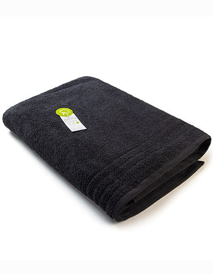 Organic Beach Towel-Schwarz