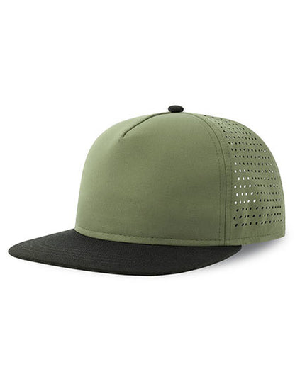 Bank Five Cap Recycled - Olive - Schwarz