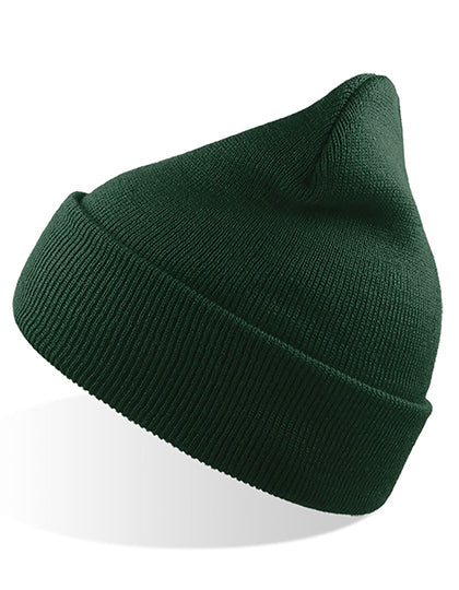 Wind Beanie    -Flaschengrün