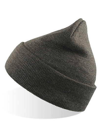 Wind Beanie    - Graumelange