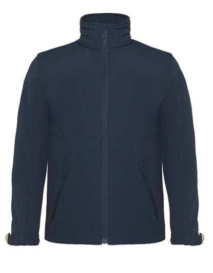 Kids´ Hooded Softshell Jacket - Marine