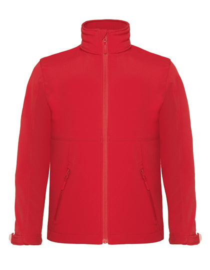 Kids´ Hooded Softshell Jacket - Rot