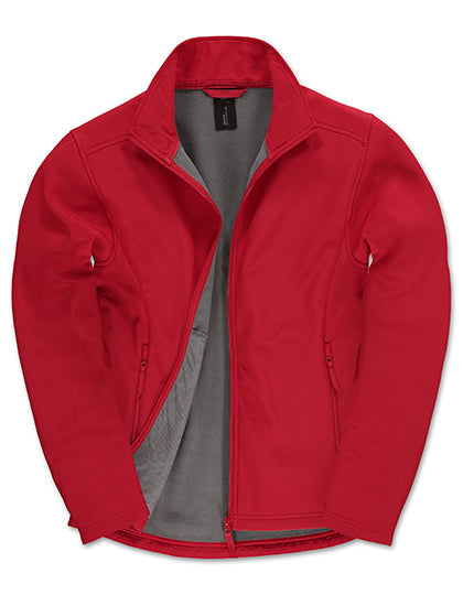 Men´s Jacket Softshell ID.701 -   Rot    -    Warmes Grau