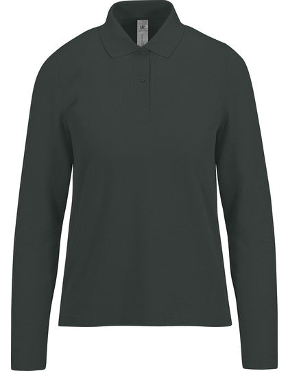 My Polo 180 Long Sleeve /Women - Dunkelgrau (einfarbig)