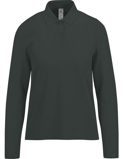 My Polo 180 Long Sleeve /Women - Dunkelgrau (einfarbig)