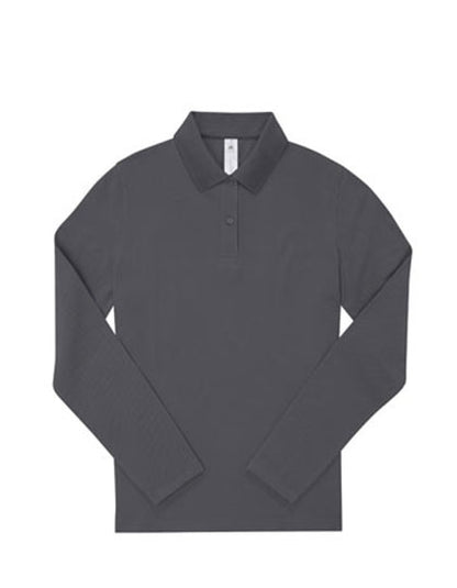 My Polo 180 Long Sleeve /Women - Dunkelgrau (einfarbig)