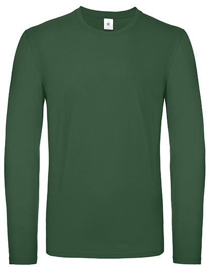 Men´s T-Shirt #E150 Long Sleeve -Flaschengrün