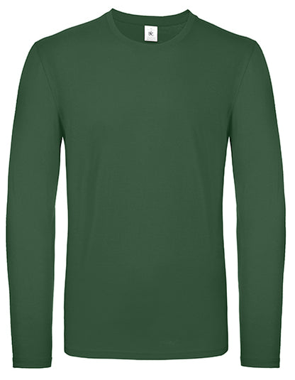 Men´s T-Shirt #E150 Long Sleeve -Flaschengrün