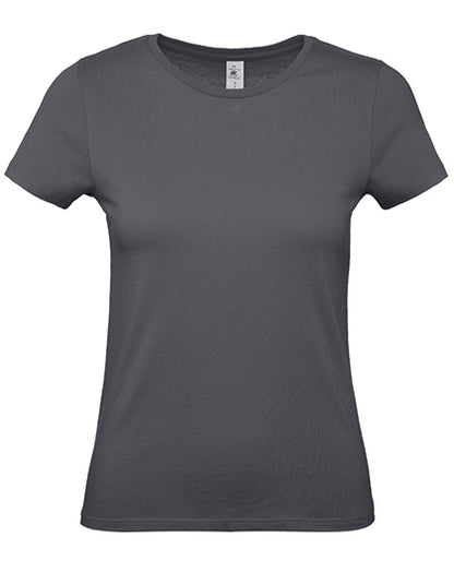 Women´s T-Shirt #E150 - Dunkelgrau (einfarbig)
