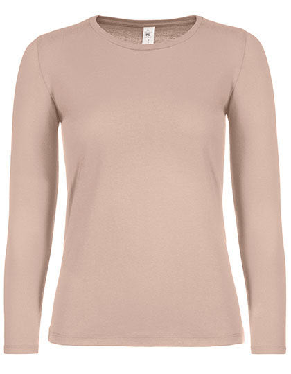 Women´s T-Shirt #E150 Long Sleeve -Millennial Pink