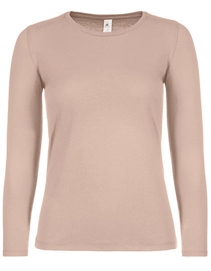 Women´s T-Shirt #E150 Long Sleeve -Millennial Pink
