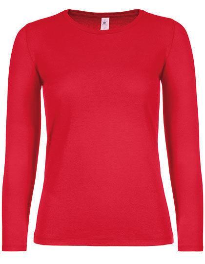 Women´s T-Shirt #E150 Long Sleeve - Rot