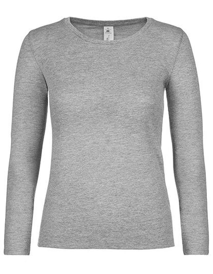 Women´s T-Shirt #E150 Long Sleeve - Sportgrau