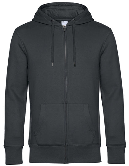 KING Zipped Hood Jacket_° - Asphalt