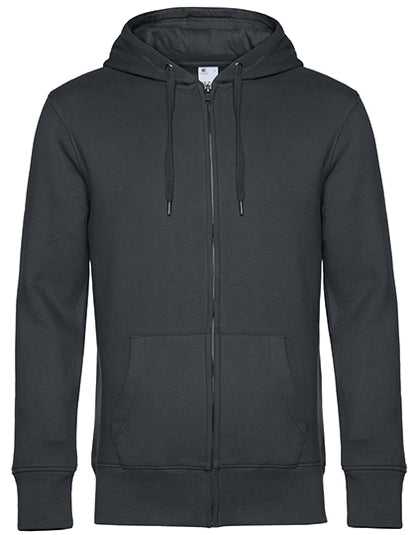KING Zipped Hood Jacket_° - Asphalt