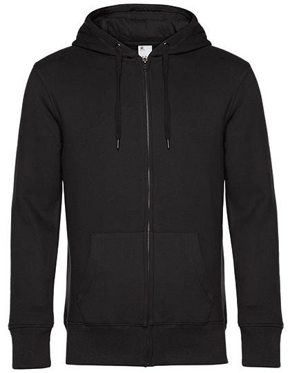 KING Zipped Hood Jacket_° - Schwarz pur