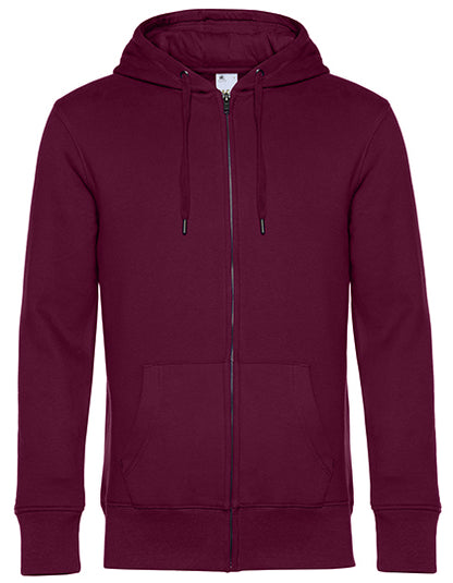 KING Zipped Hood Jacket_° -Dunkle Kirsche