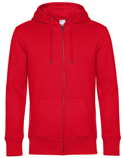 KING Zipped Hood Jacket_° -  Rot