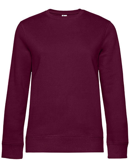 QUEEN Crew Neck Sweat_° - Dunkle Kirsche