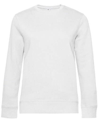 Ladies Oversized Crewneck Sweatshirt - Weiss