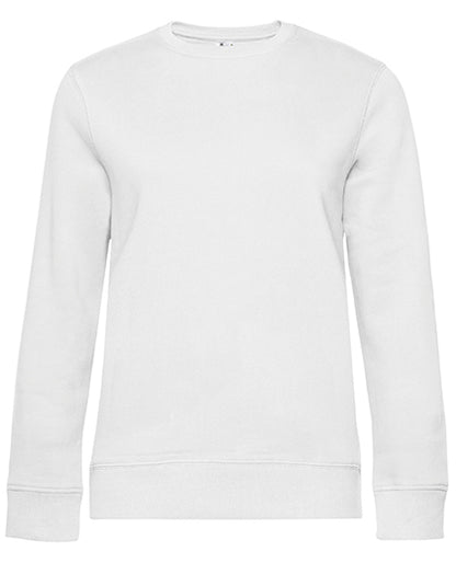 Ladies Oversized Crewneck Sweatshirt - Weiss