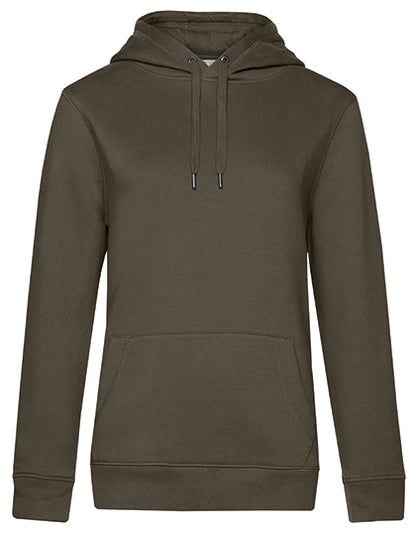 QUEEN Hooded Sweat_ - Khaki