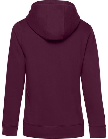 QUEEN Zipped Hood Jacket_° - Dunkle Kirsche