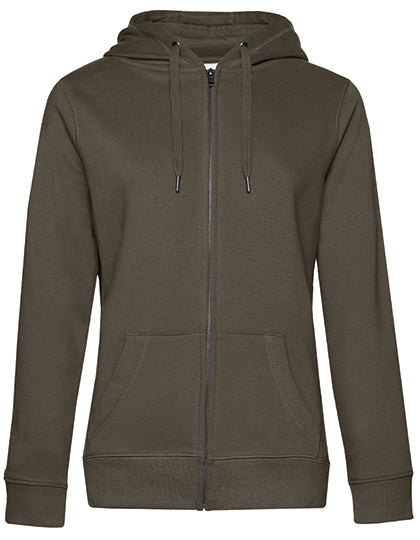 QUEEN Zipped Hood Jacket_° - Khaki